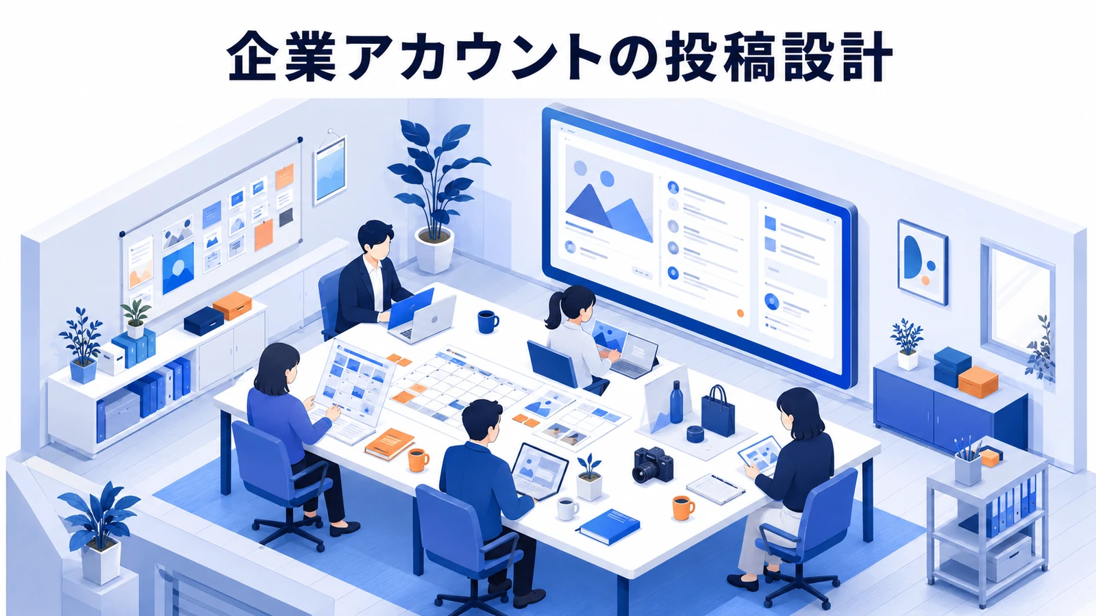 企業アカウントの投稿設計