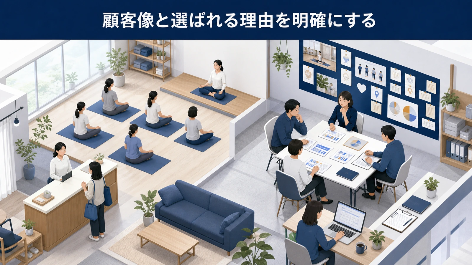 顧客像と選ばれる理由を明確にする