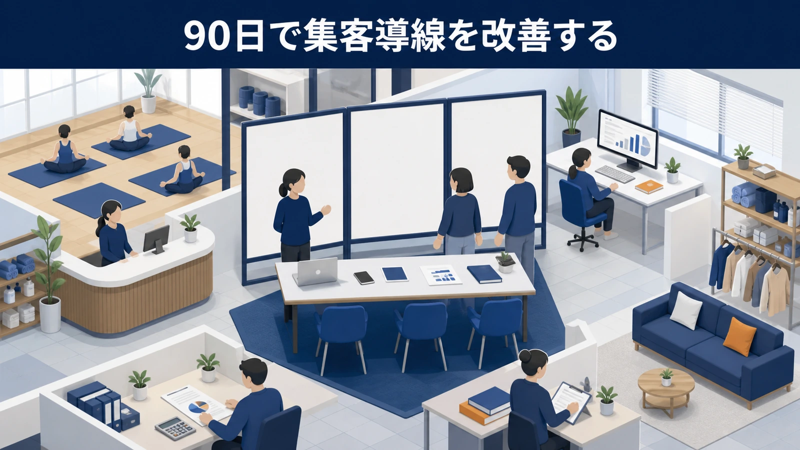 90日で集客導線を改善する