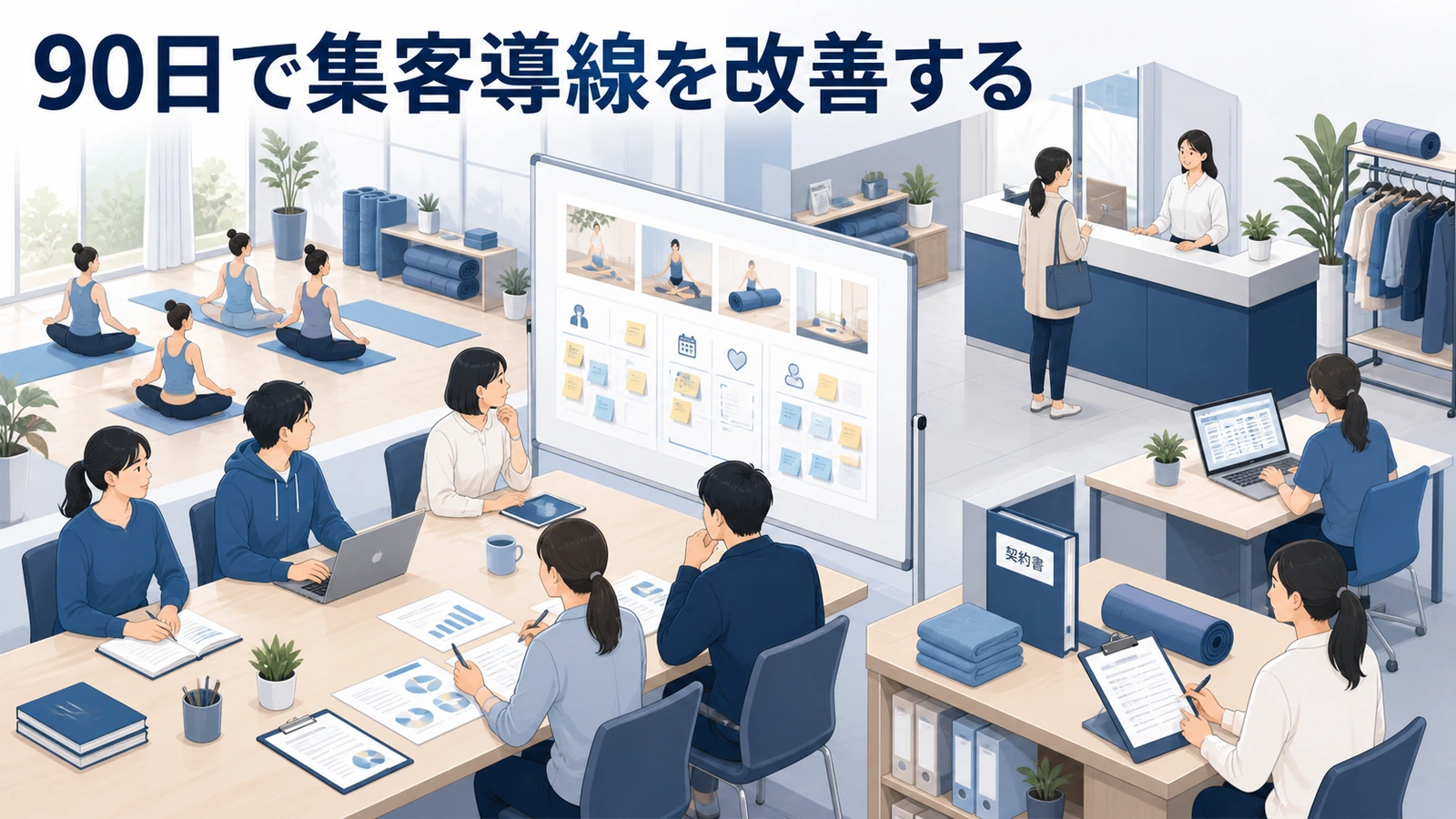 90日で集客導線を改善する