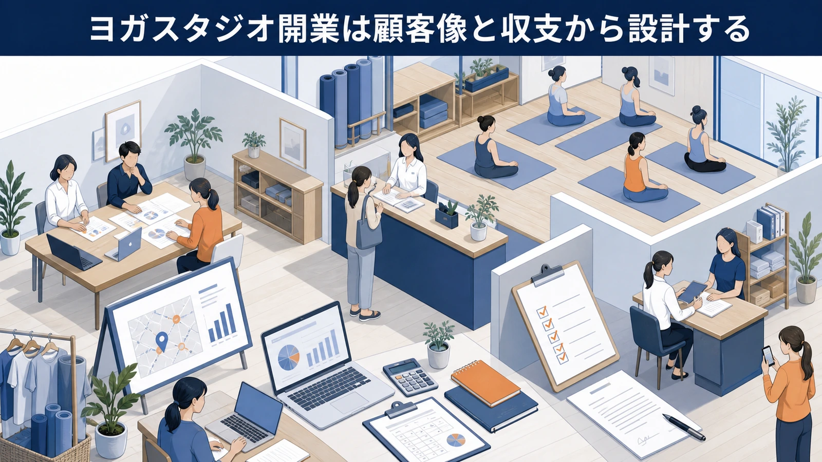 ヨガスタジオ開業は顧客像と収支から設計する