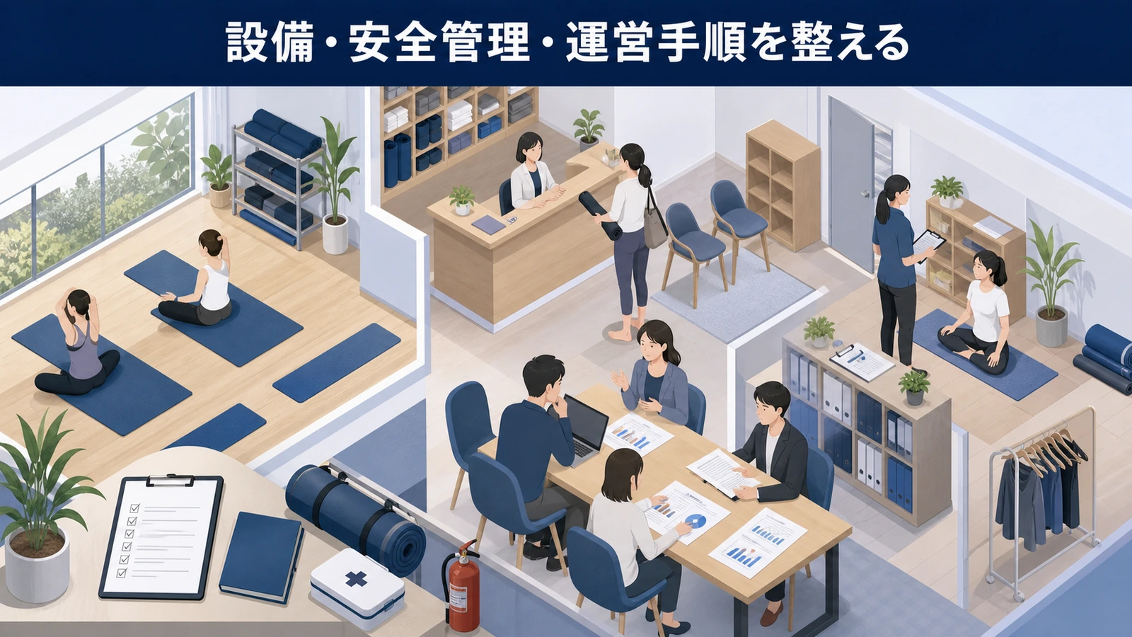 設備・安全管理・運営手順を整える