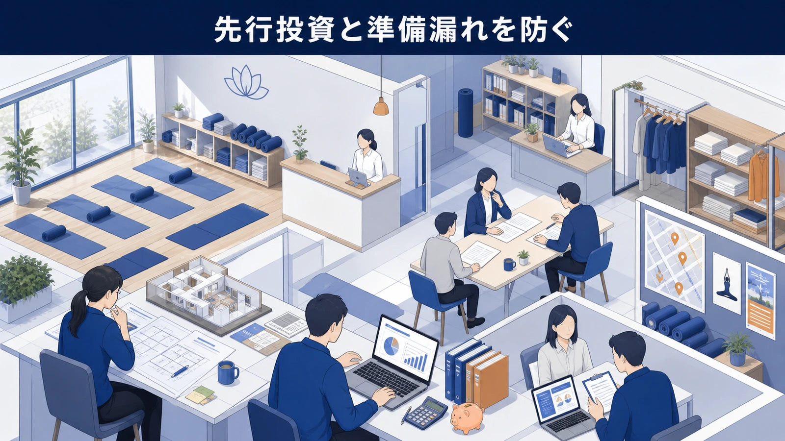 先行投資と準備漏れを防ぐ