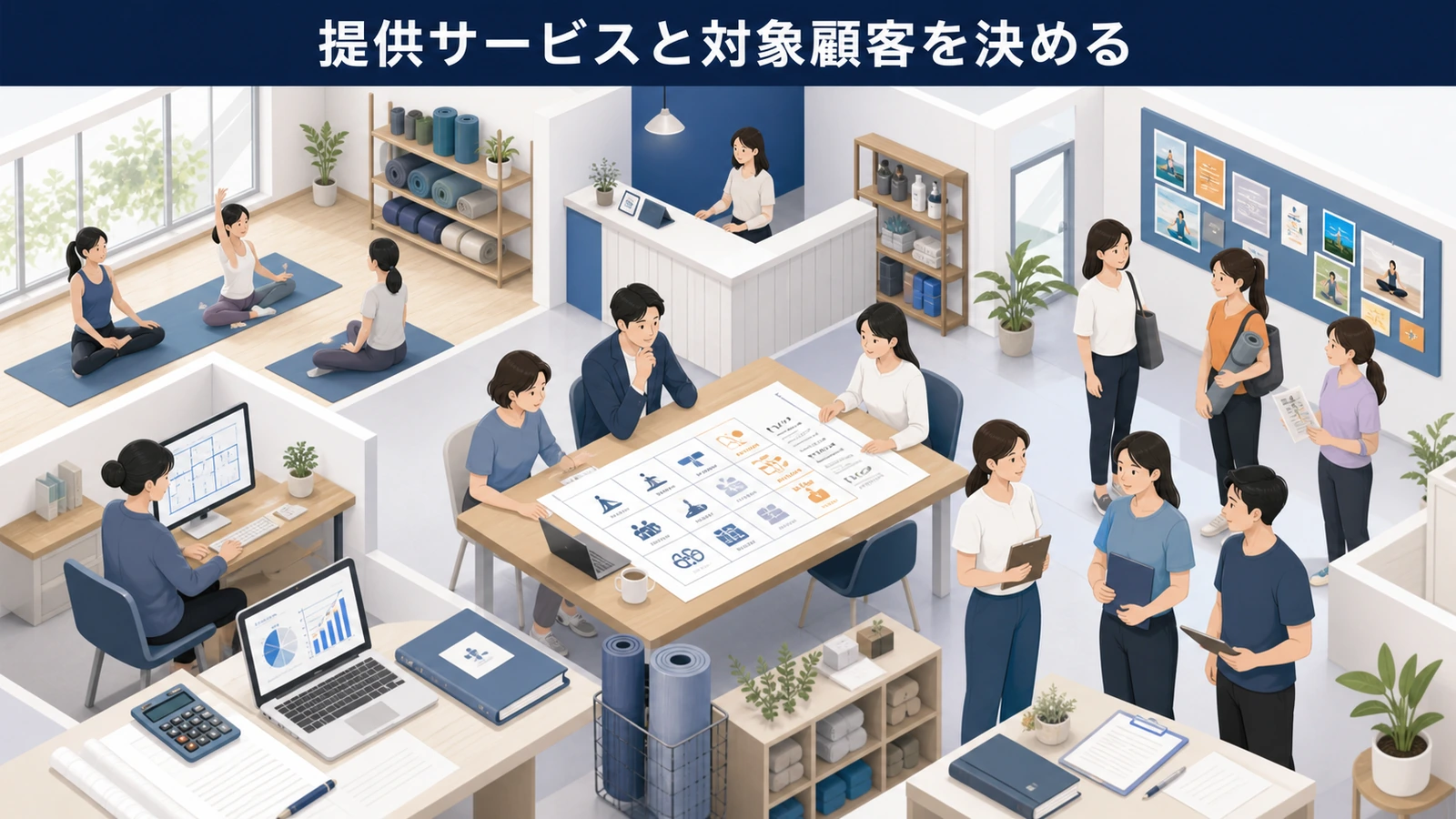 提供サービスと対象顧客を決める