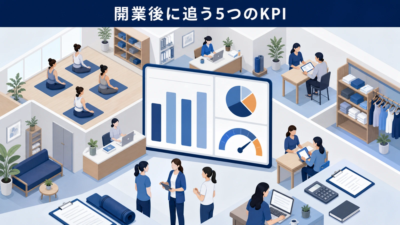 開業後に追う5つのKPI
