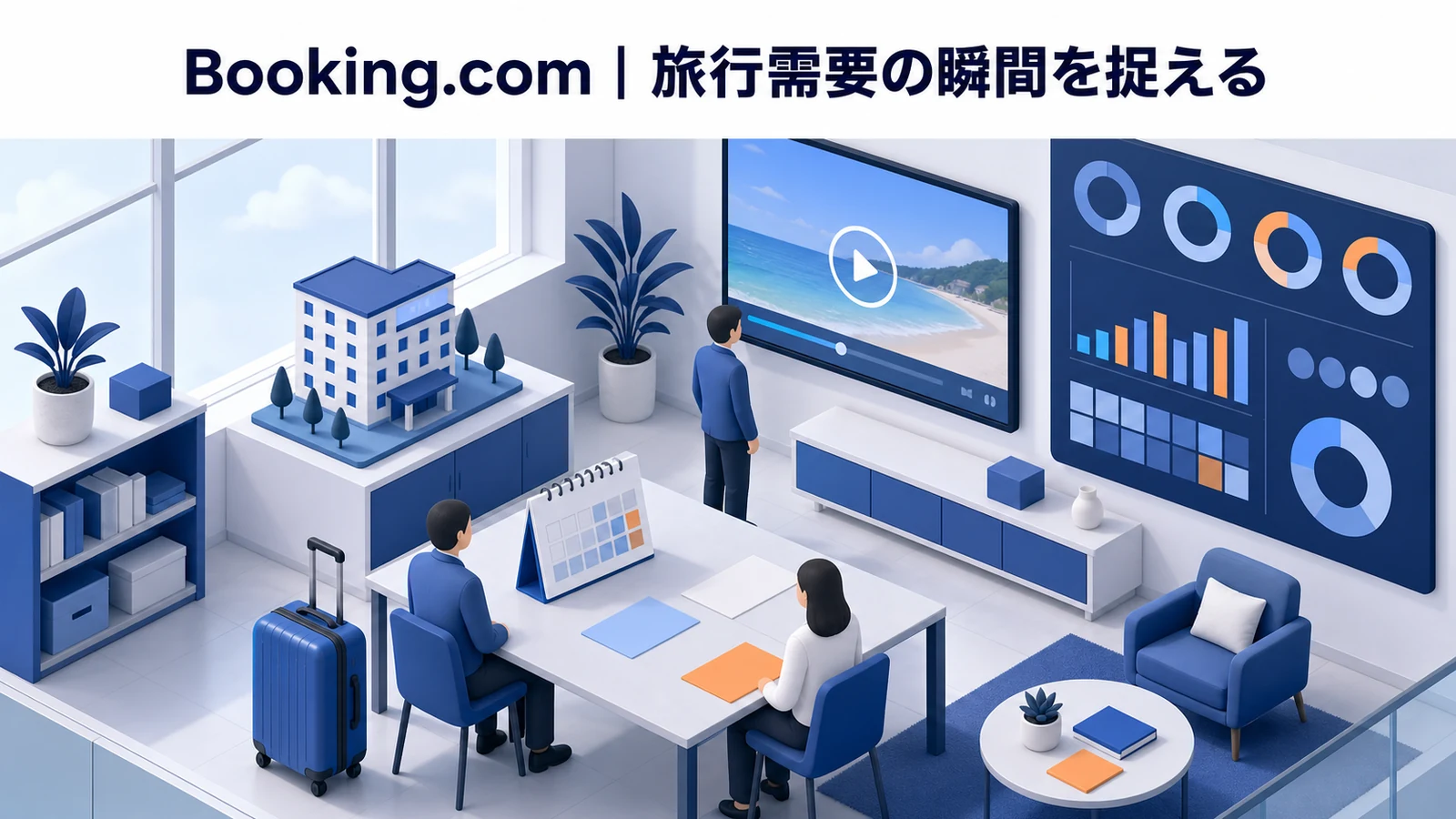 Booking.comが広告想起が相対21％向上を実現したYouTubeマーケティング事例