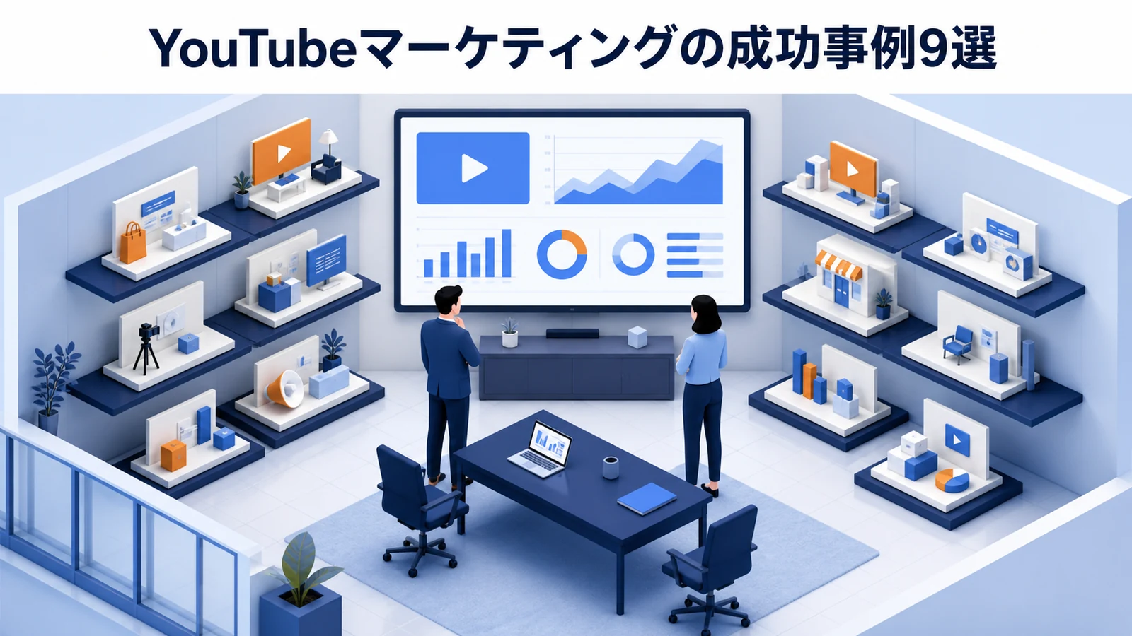 YouTubeマーケティングの成功事例9選を可視化したYouTubeマーケティング設計