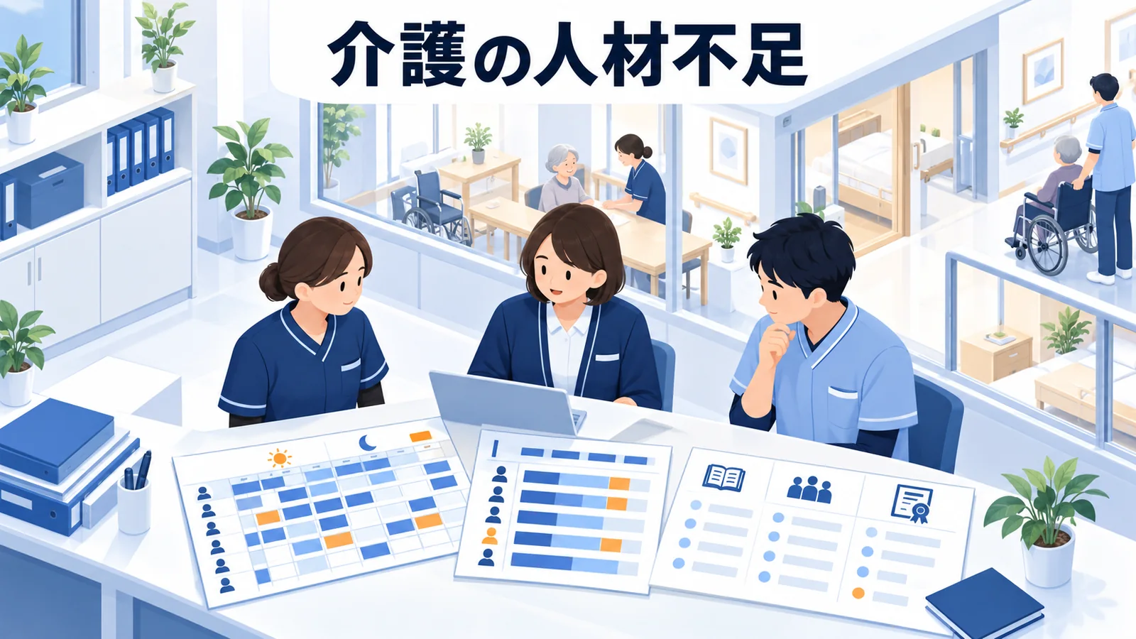 介護の人材不足にどう対応するか｜採用・定着・業務設計の順番