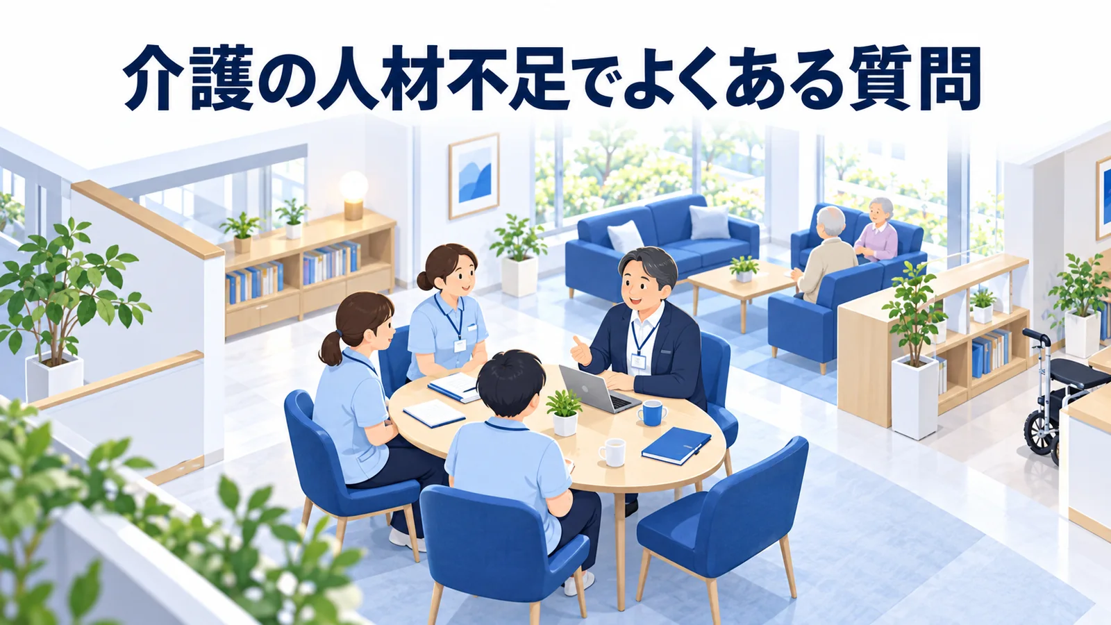 介護の人材不足でよくある質問の図解