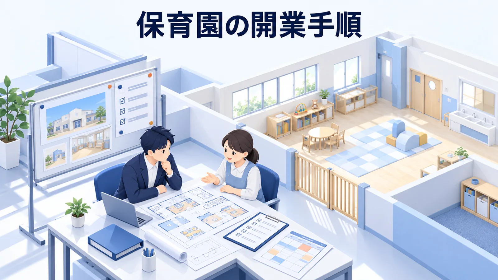 保育園の開業手順｜認可・認可外の選択と開所前の確認事項
