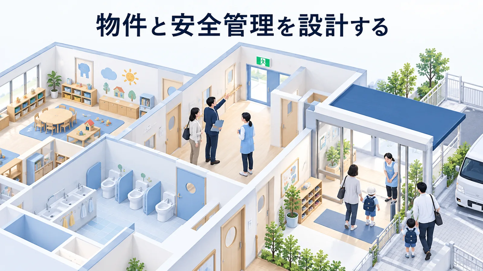 物件と安全管理を設計するの図解