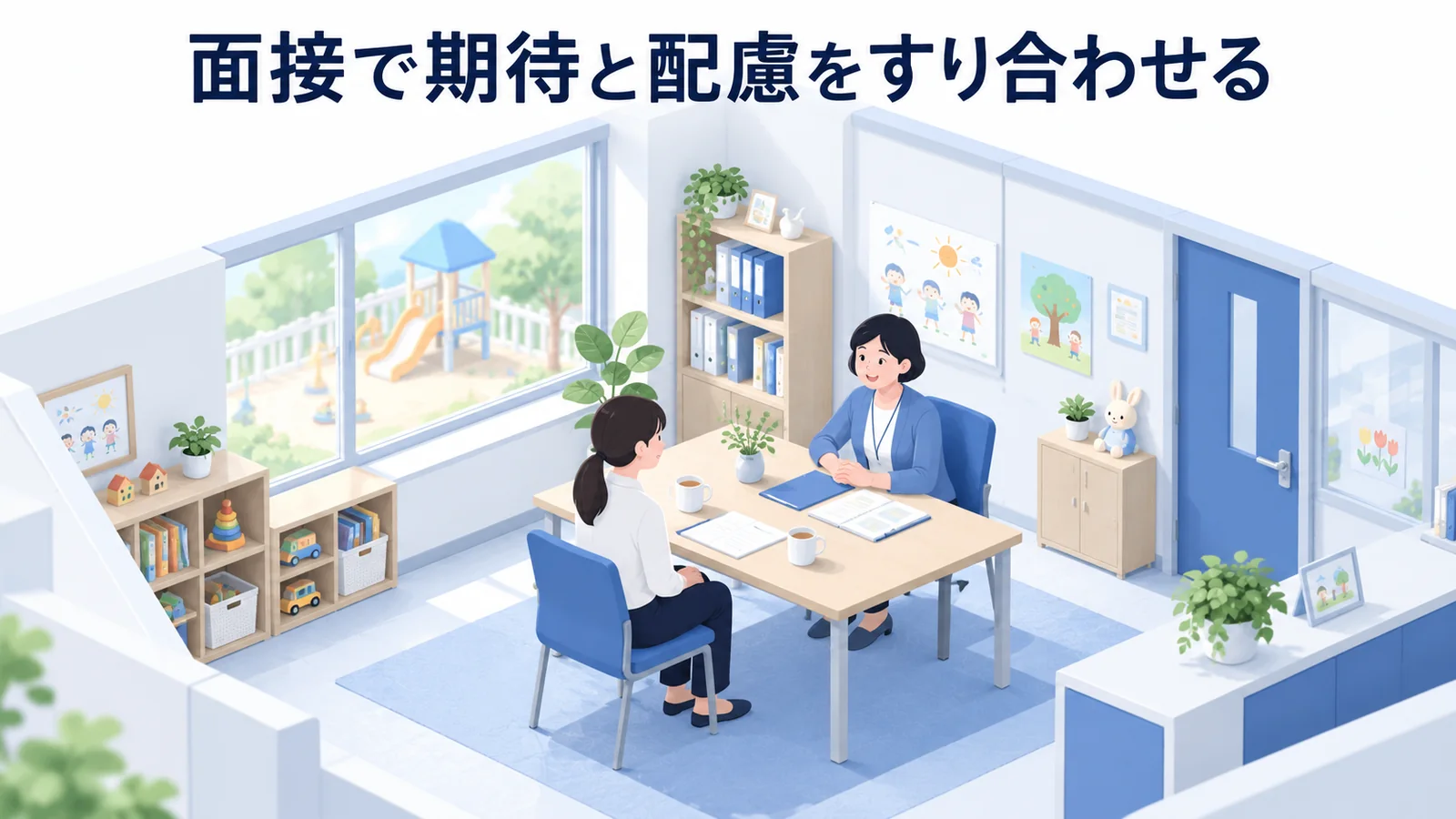 面接で期待と配慮をすり合わせるの図解