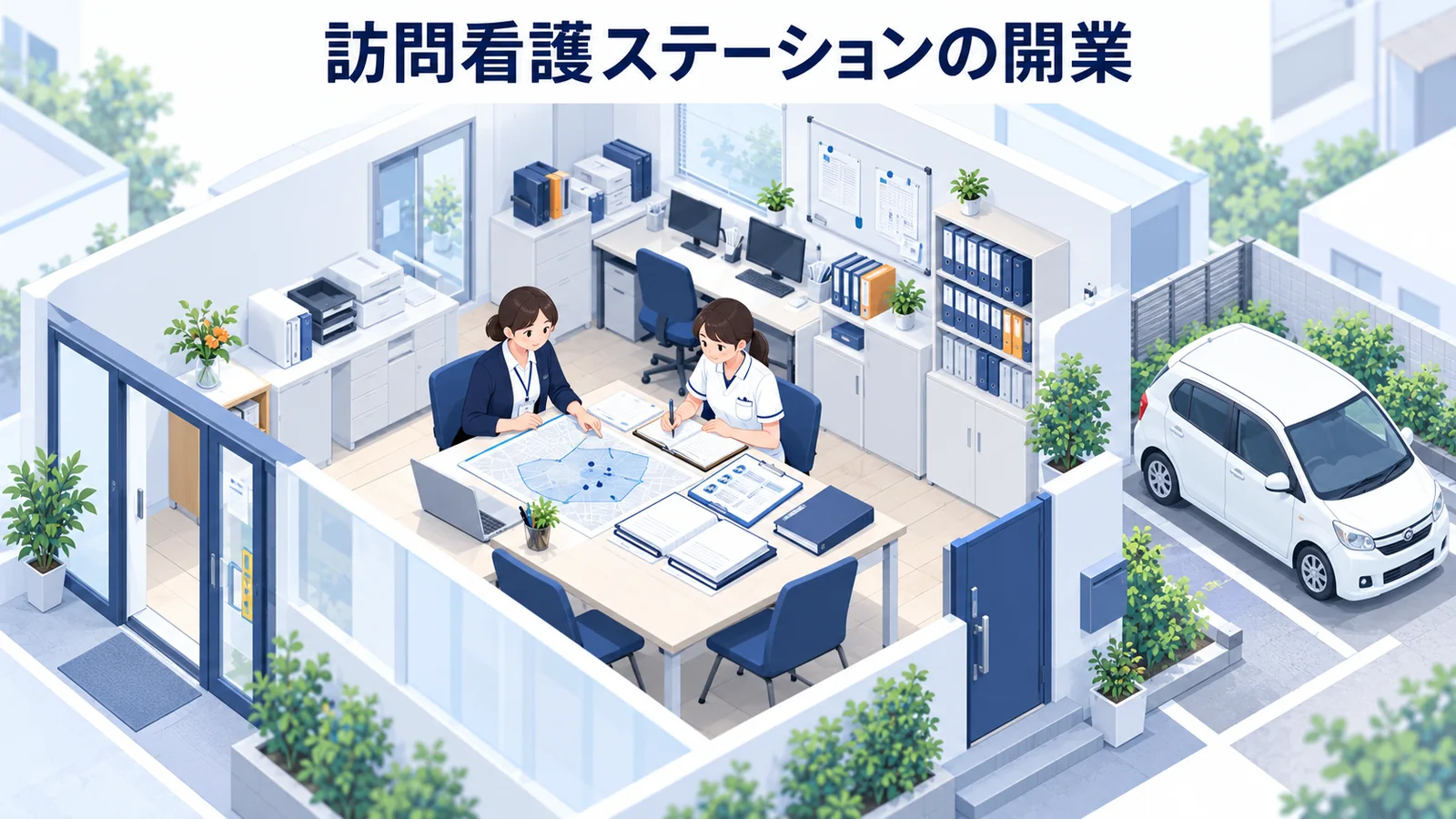 訪問看護ステーションの開業手順｜指定・人員・資金・地域連携