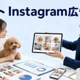 ペット Instagram広告とはを内容別のオリジナル構図で整理した図解