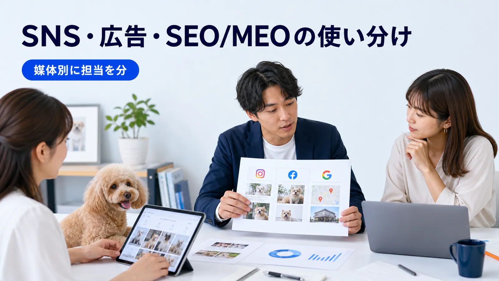 SNS・広告・SEO/MEOの使い分け
