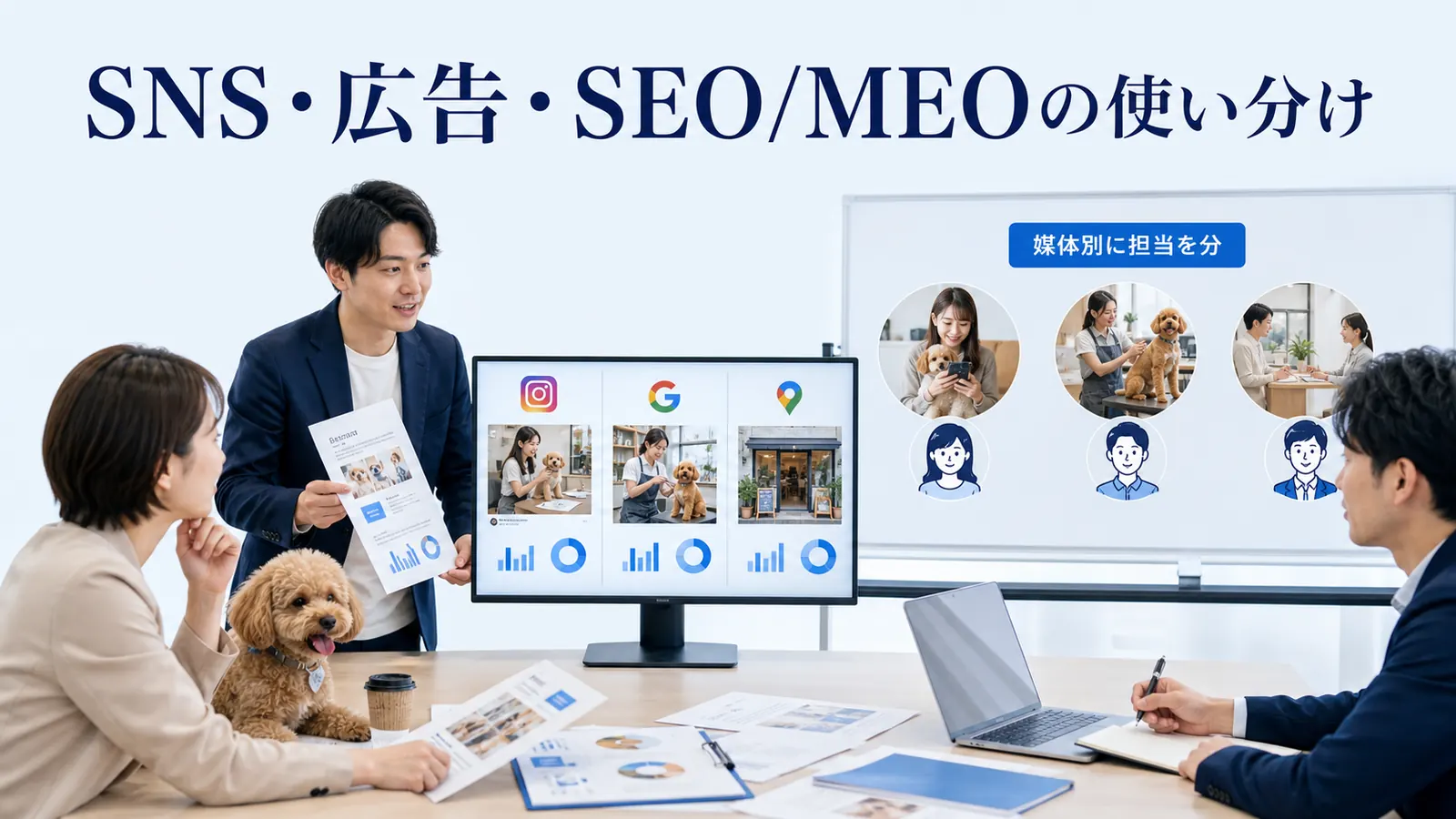 SNS・広告・SEO/MEOの使い分け