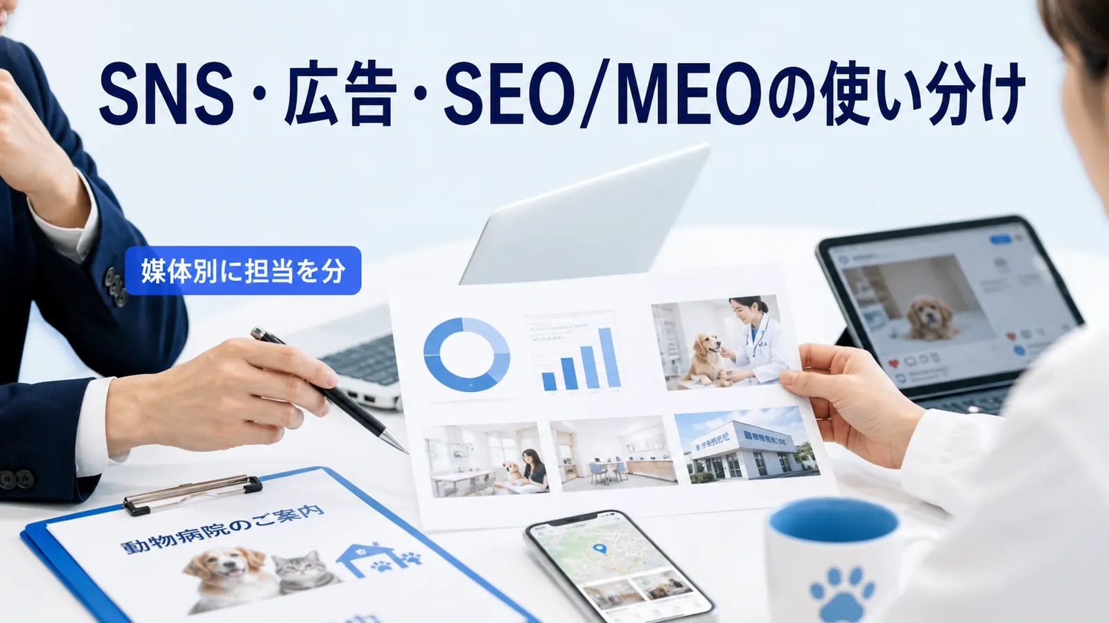 SNS・広告・SEO/MEOの使い分け