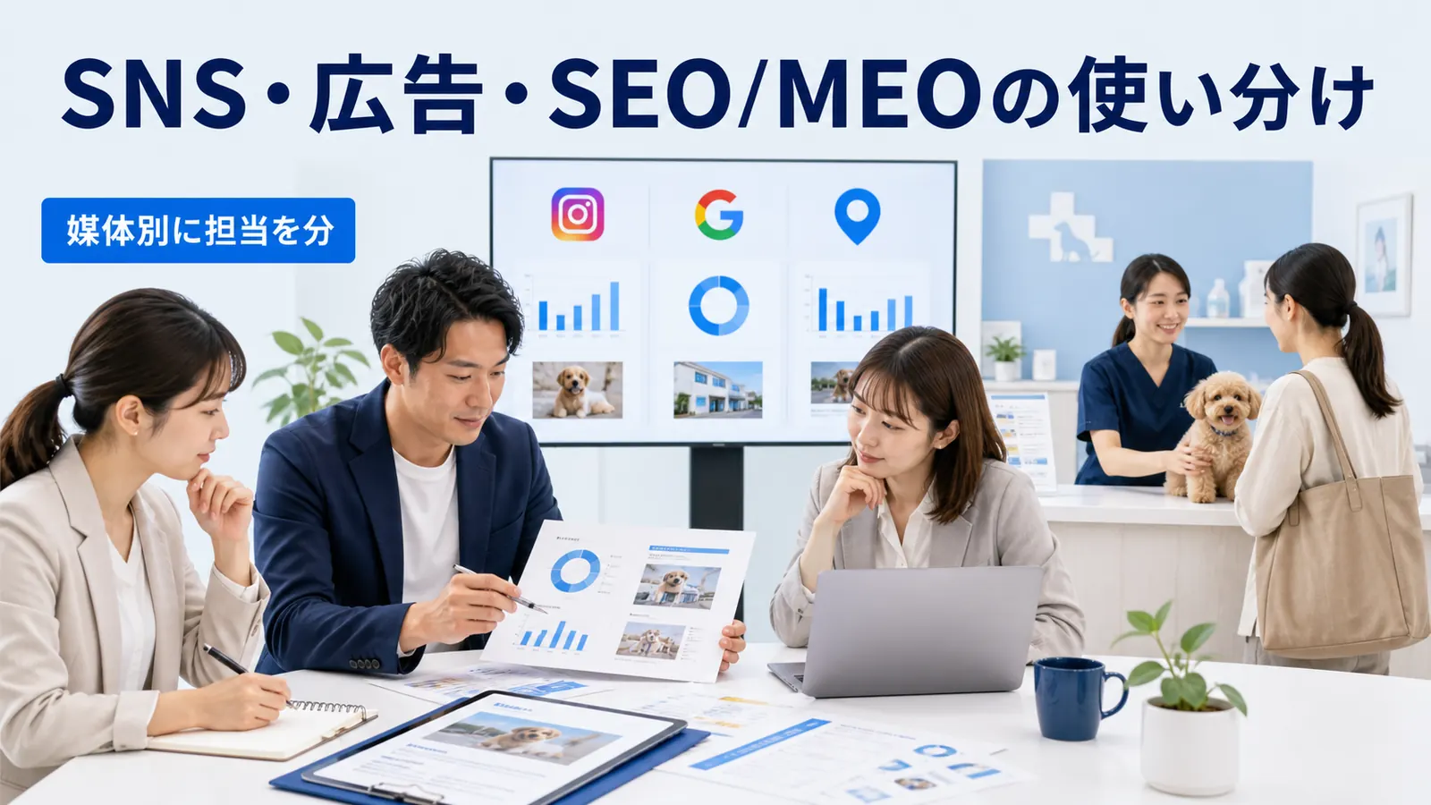 SNS・広告・SEO/MEOの使い分け