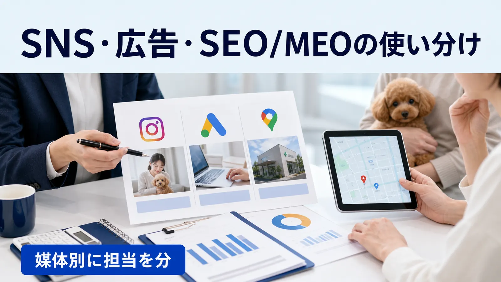 SNS・広告・SEO/MEOの使い分け