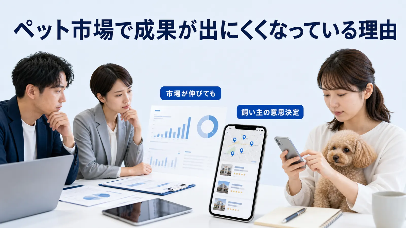 ペット市場で成果が出にくくなっている理由