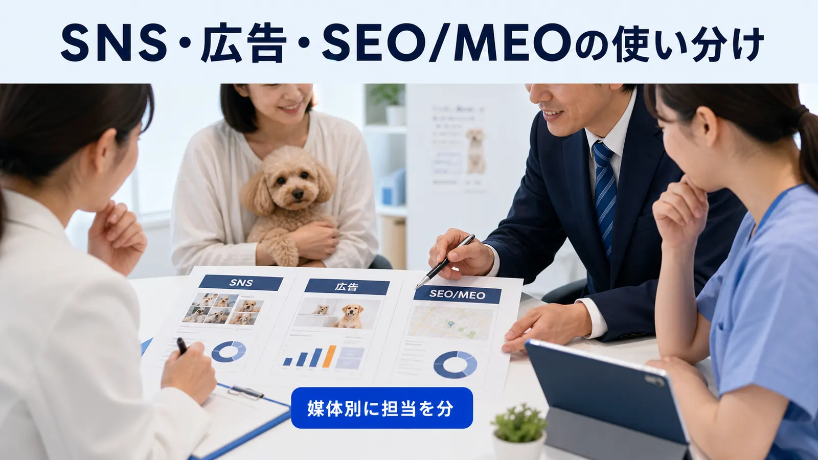 SNS・広告・SEO/MEOの使い分け