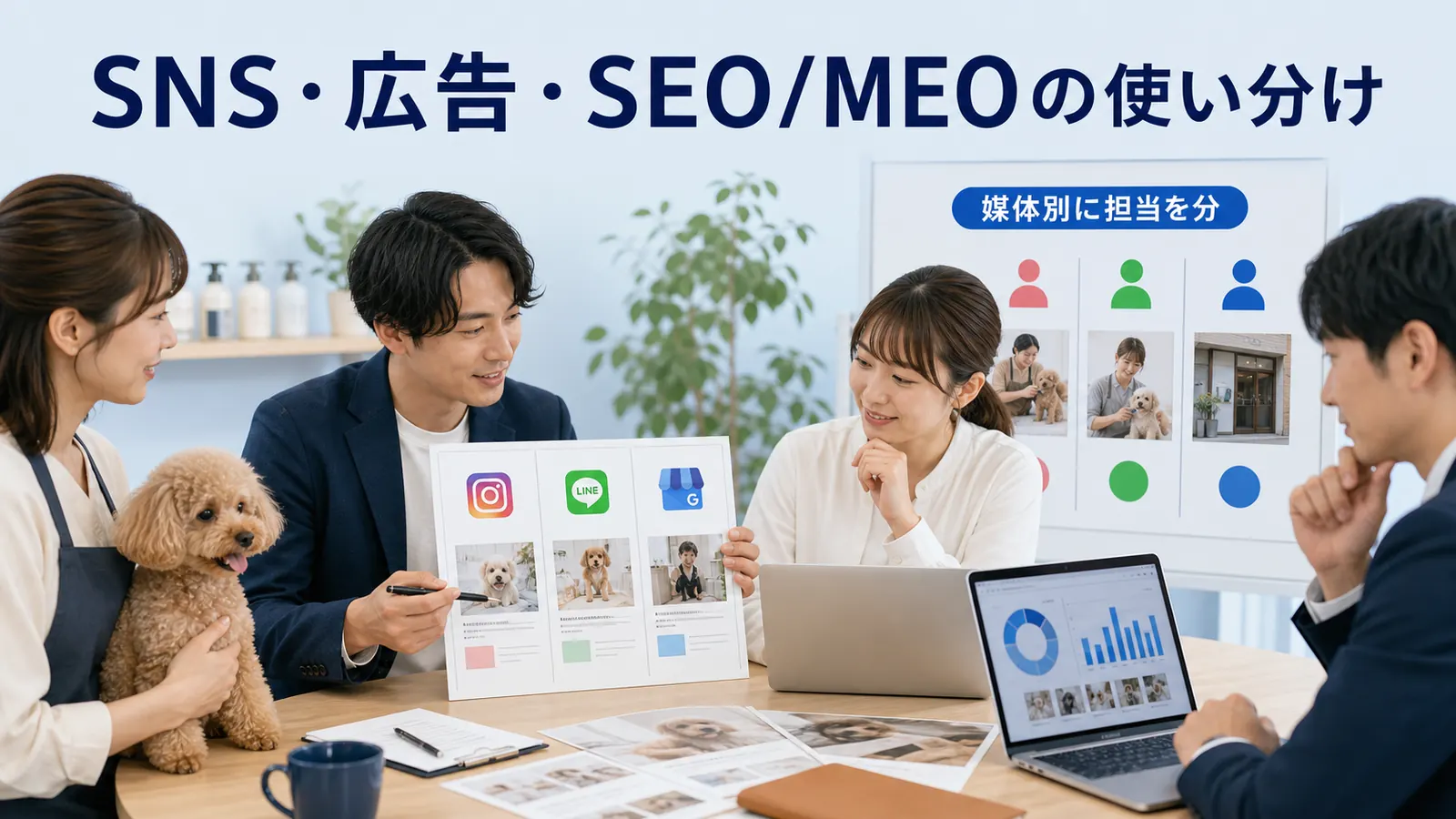 SNS・広告・SEO/MEOの使い分け