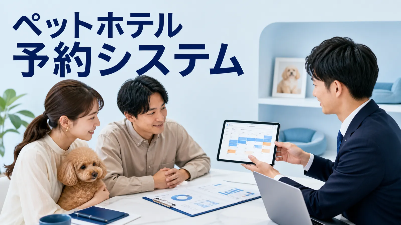 ペットホテル 予約システム