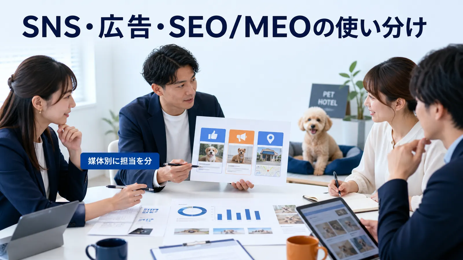 SNS・広告・SEO/MEOの使い分け
