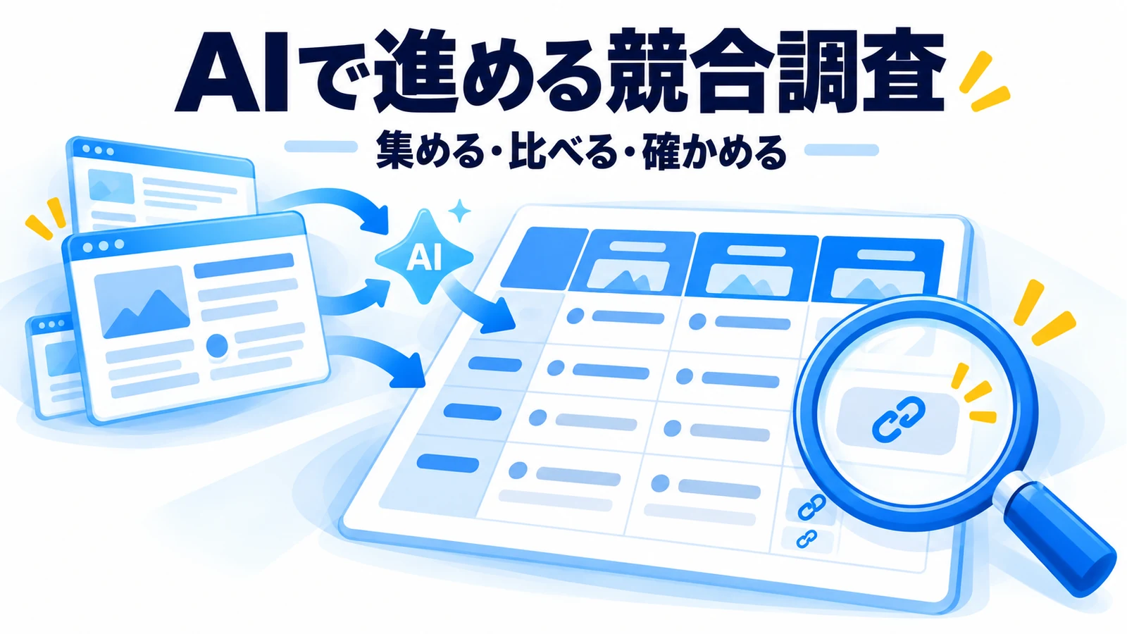 競合調査にAIを使う方法｜ツール選び・5手順・依頼文例