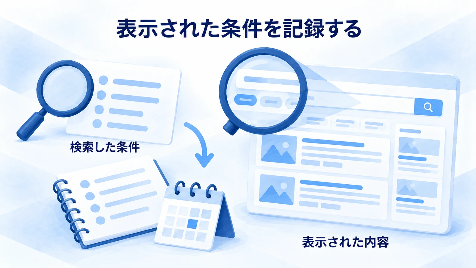 自社名で競合広告が出たときの検索条件と表示内容を保存する