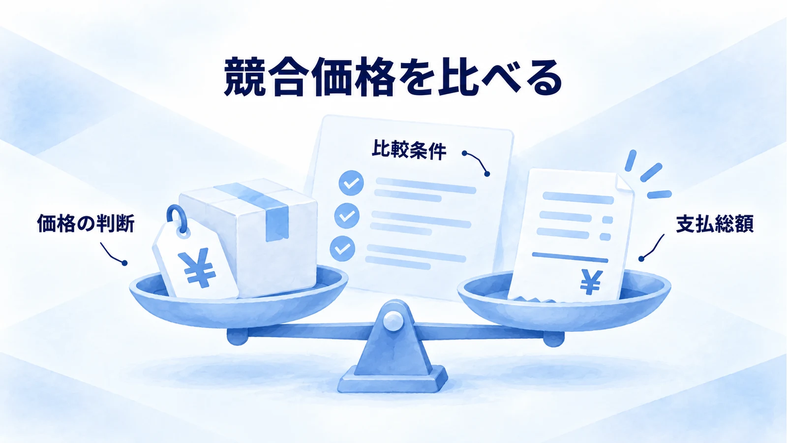 競合価格調査の進め方｜比較条件・調べ方・値付けの判断
