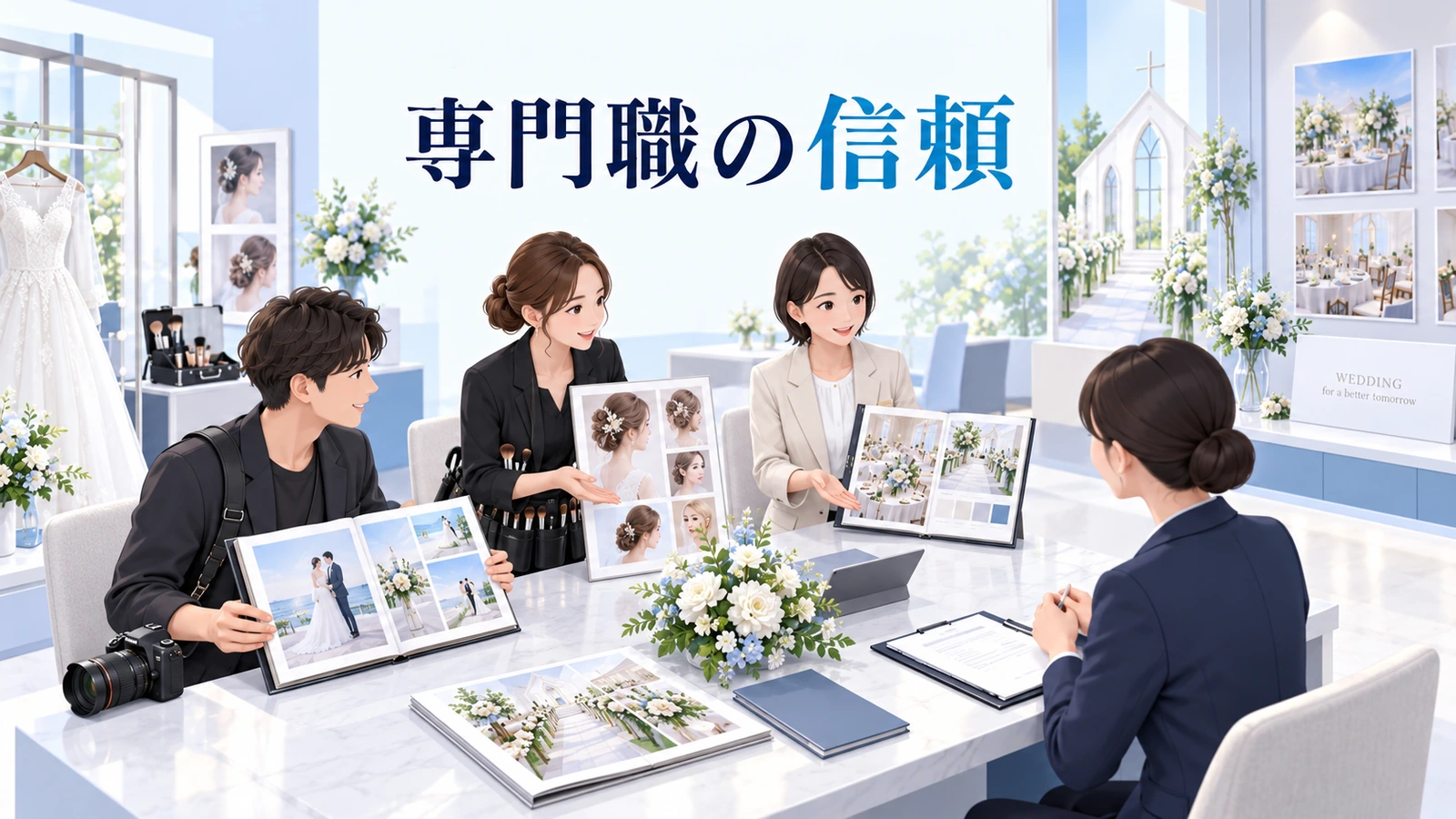 独立した専門職は信頼と受入れ条件を示すの図解