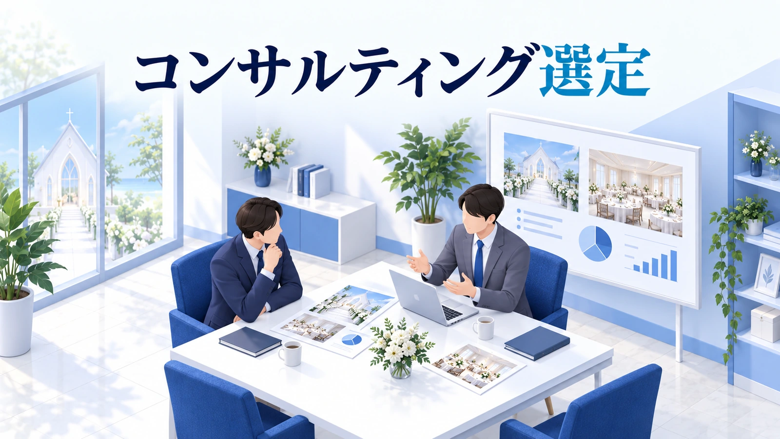 コンサルティング選定の図解