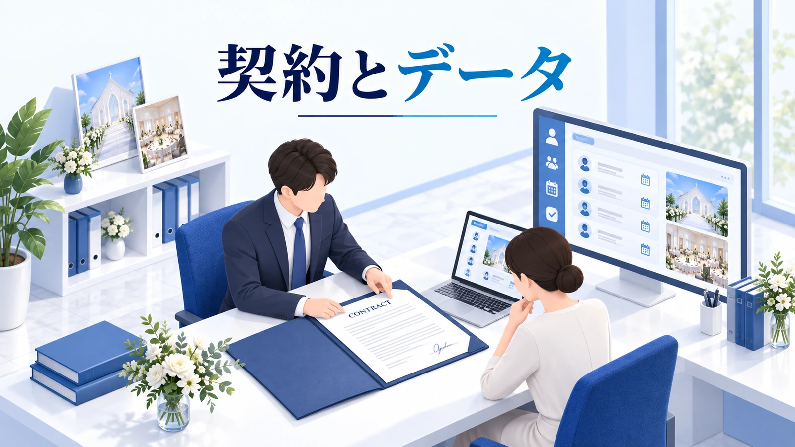 契約は費用だけでなく権限とデータを確認するの図解