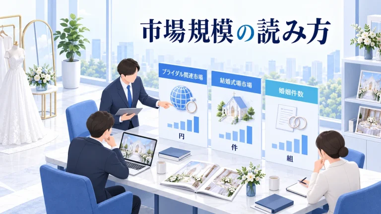 市場規模の読み方の図解
