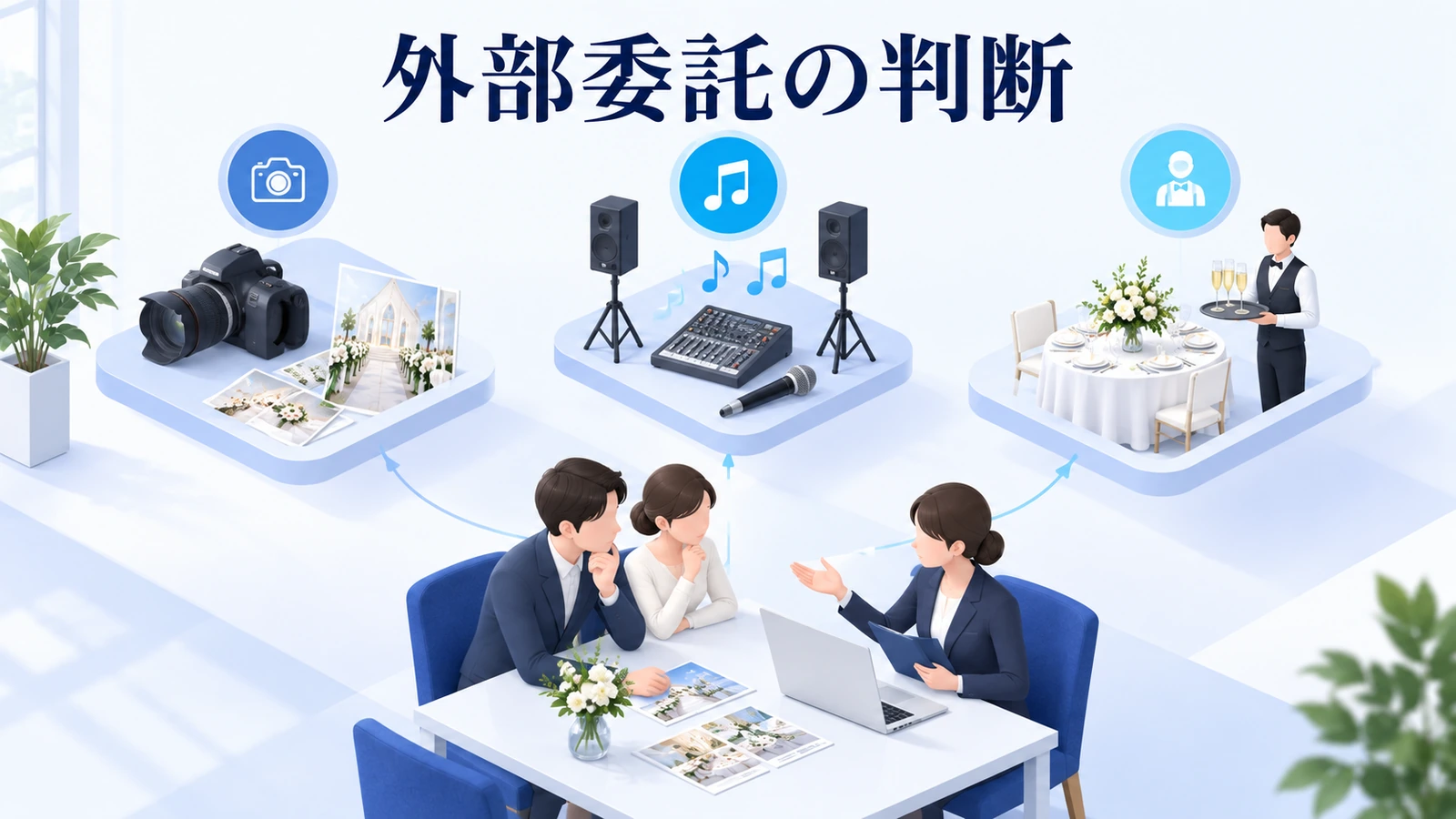 外部委託は責任と品質の境界を決めるの図解