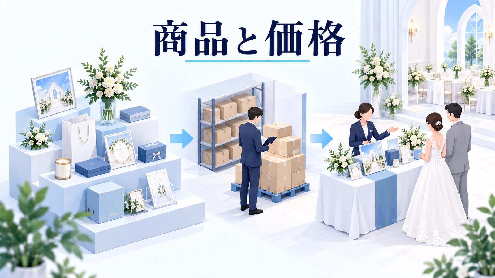 卸価格は商品代と運営費を分けるの図解