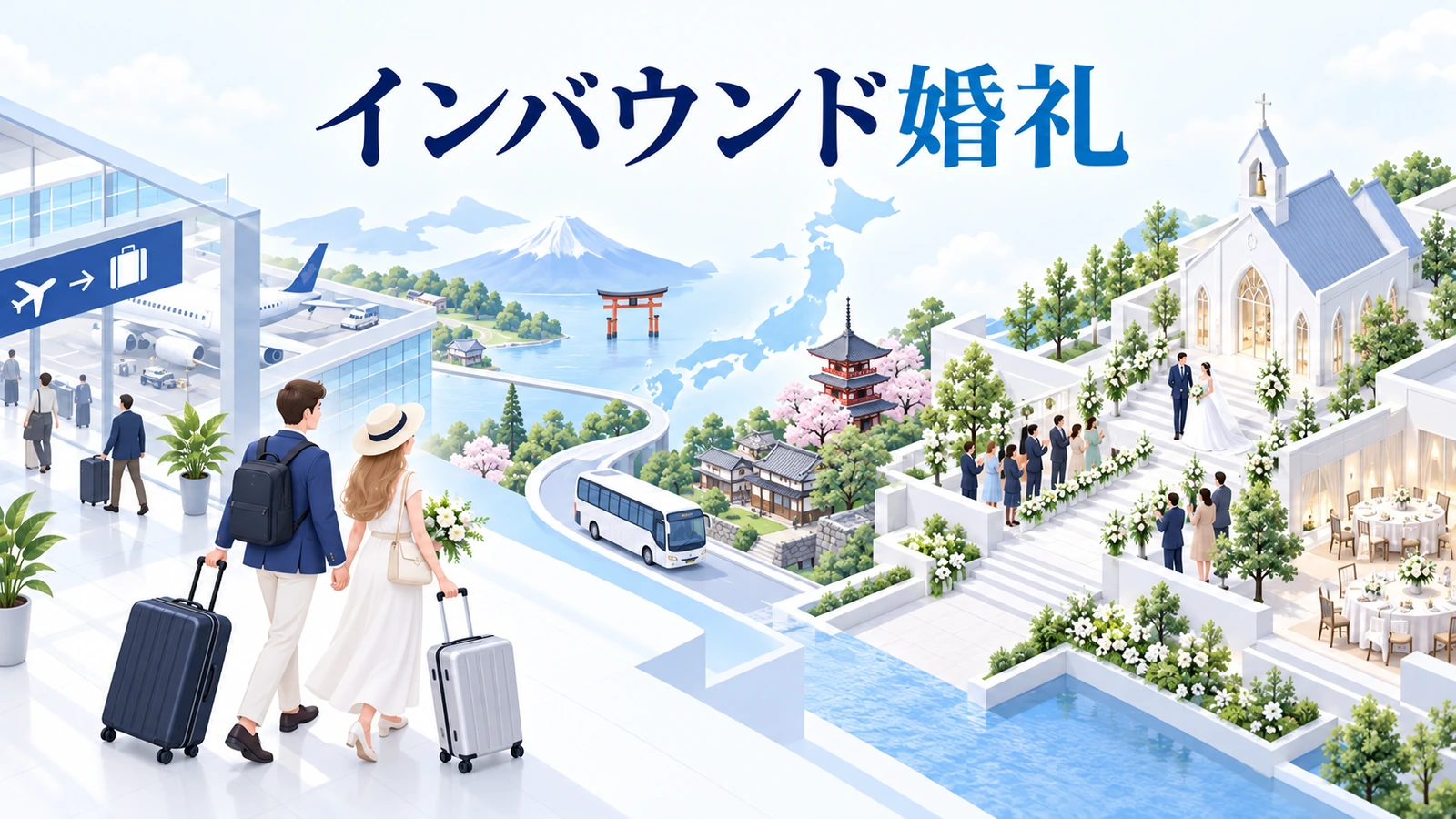 インバウンド婚礼の図解