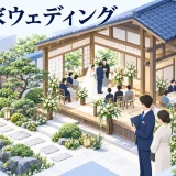 古民家ウェディングの図解
