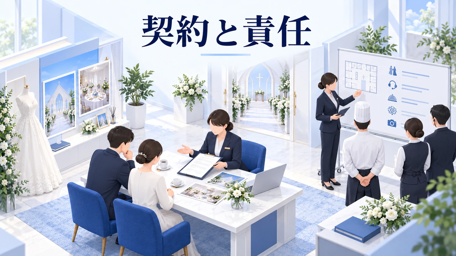 契約では成果物と責任の境界を明記するの図解
