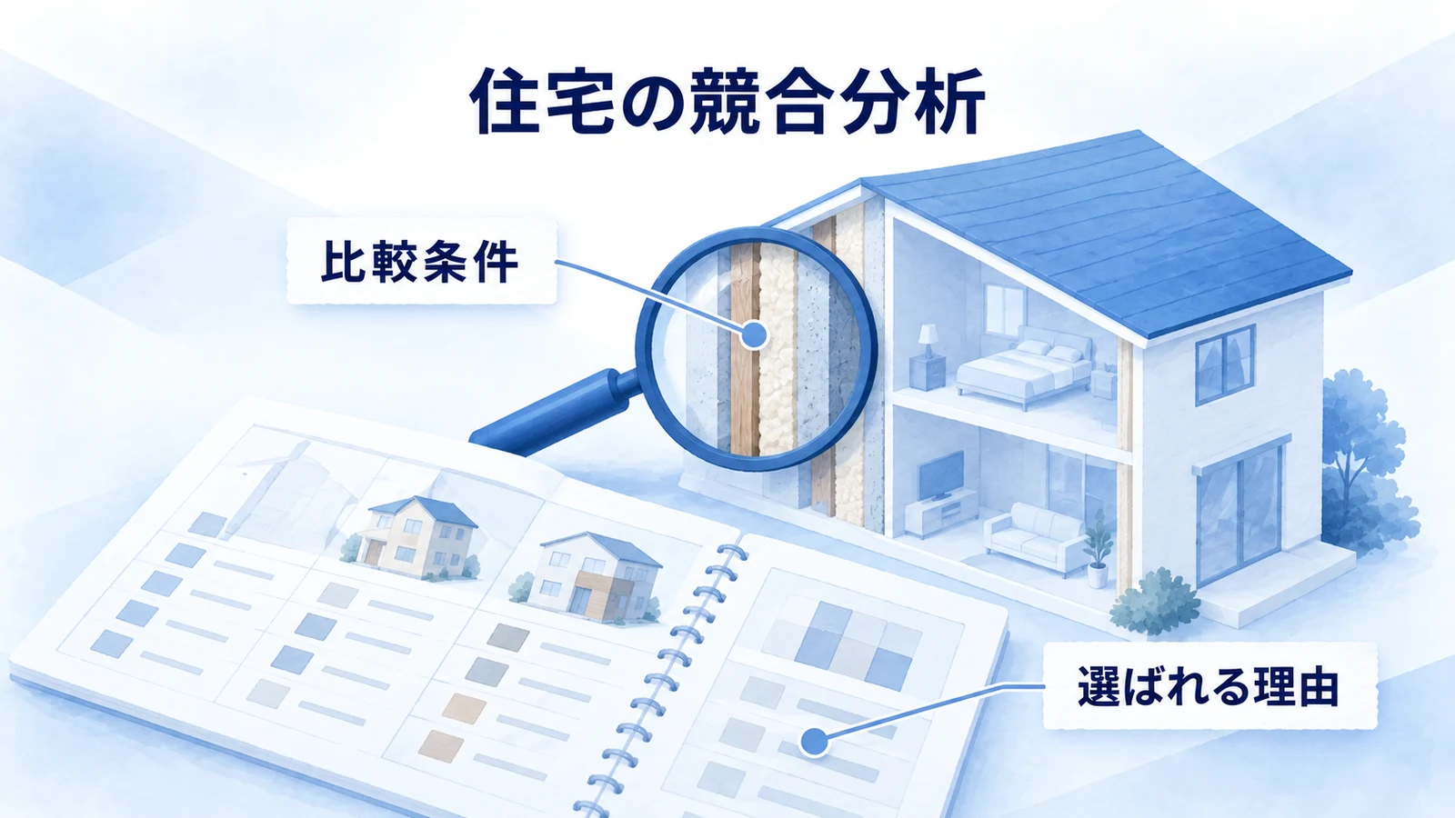 住宅の競合分析｜商品・性能・価格を比較する手順