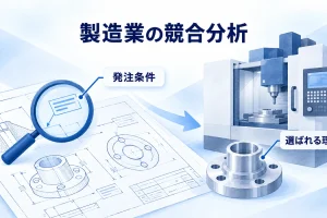 図面の発注条件と工場の対応力を照合する製造業の競合分析