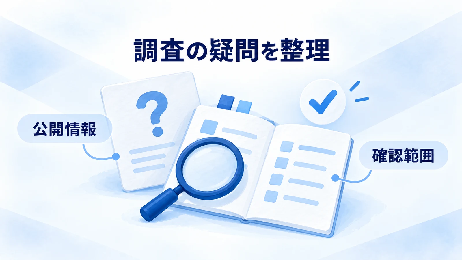 TikTok競合調査の疑問を整理する図