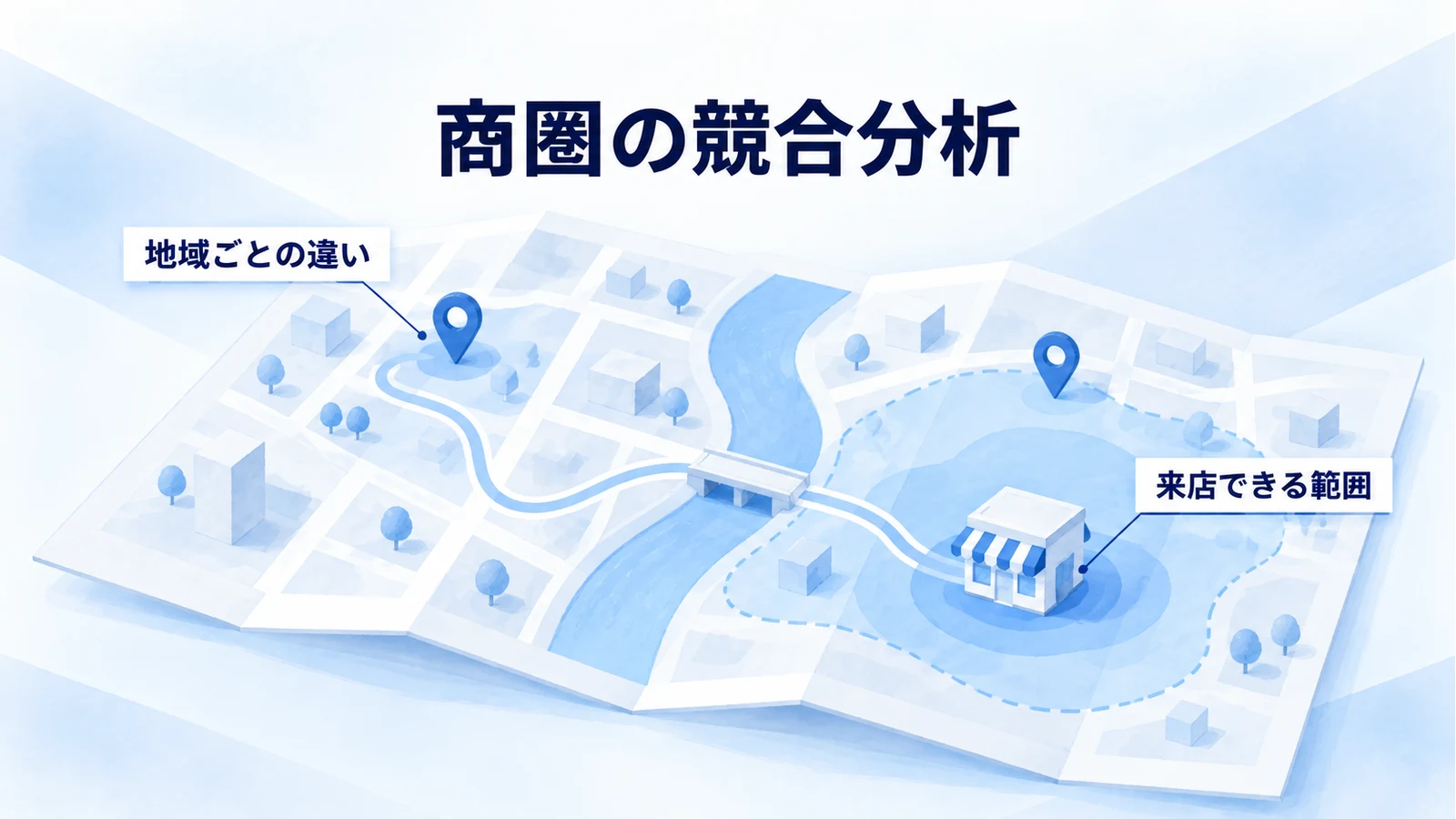 競合の商圏分析｜範囲・店舗分布・人口の調べ方