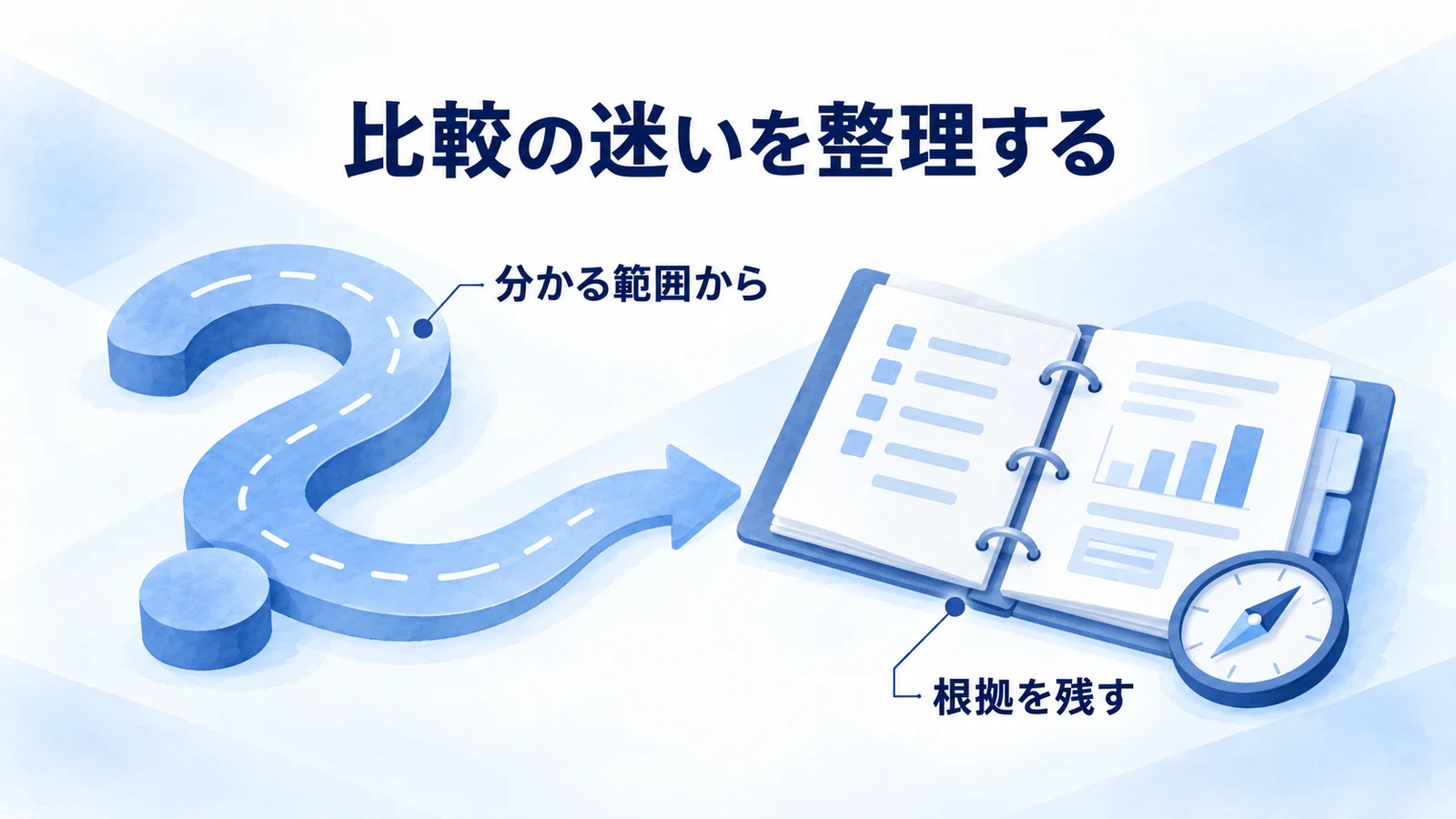 分かる範囲と根拠を整理して分析する図