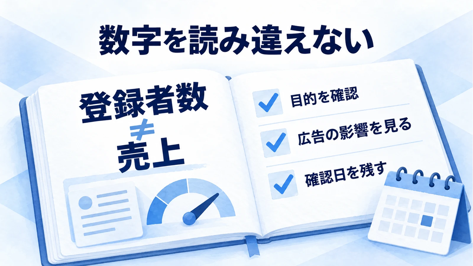 登録者数・広告経由の視聴・更新時点に注意して数字を読む確認ノート